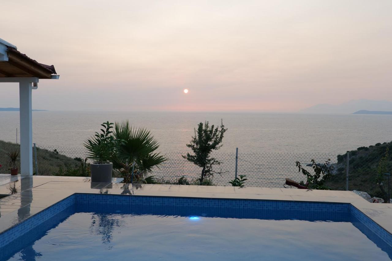 Twins Villa Sarande Bagian luar foto