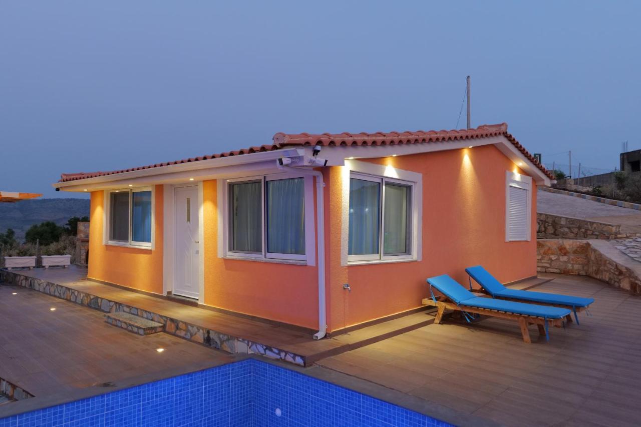 Twins Villa Sarande Bagian luar foto