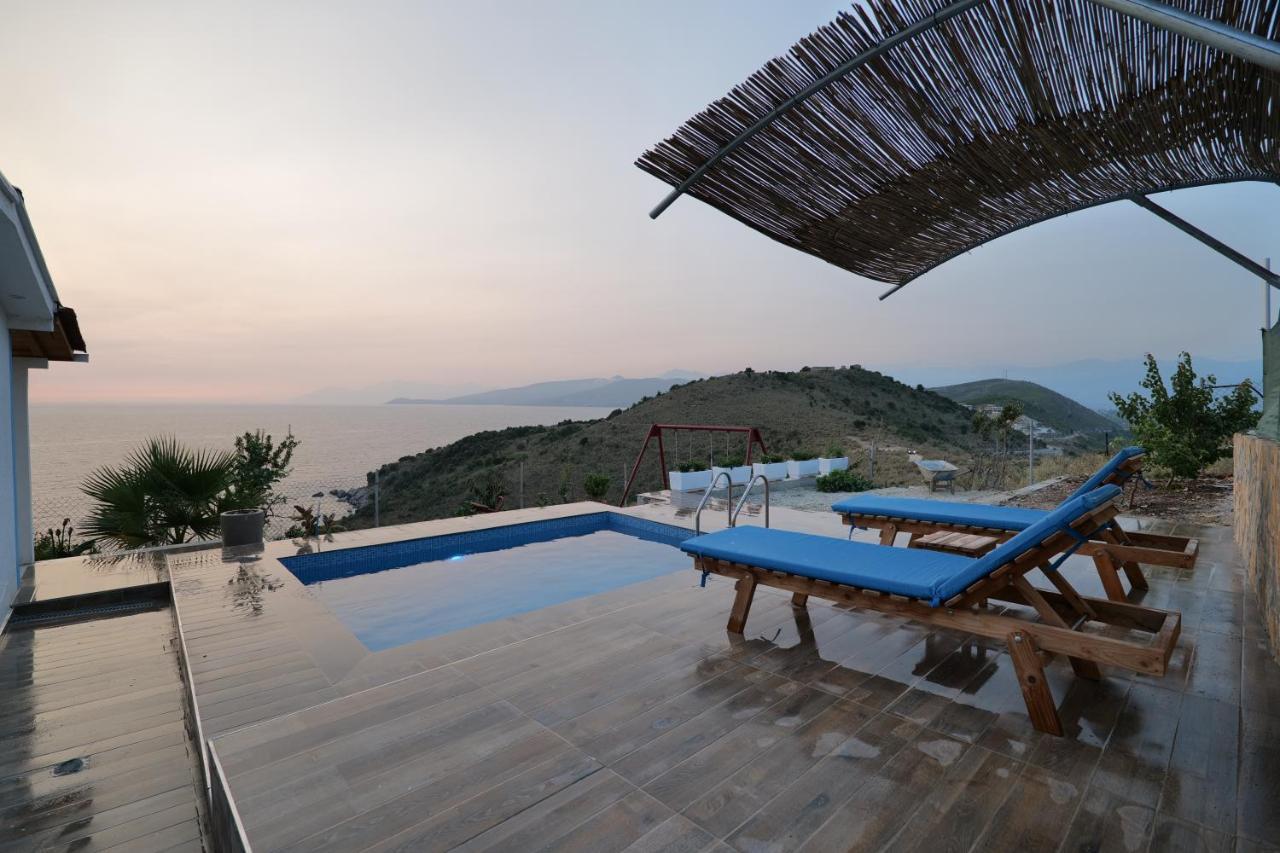 Twins Villa Sarande Bagian luar foto