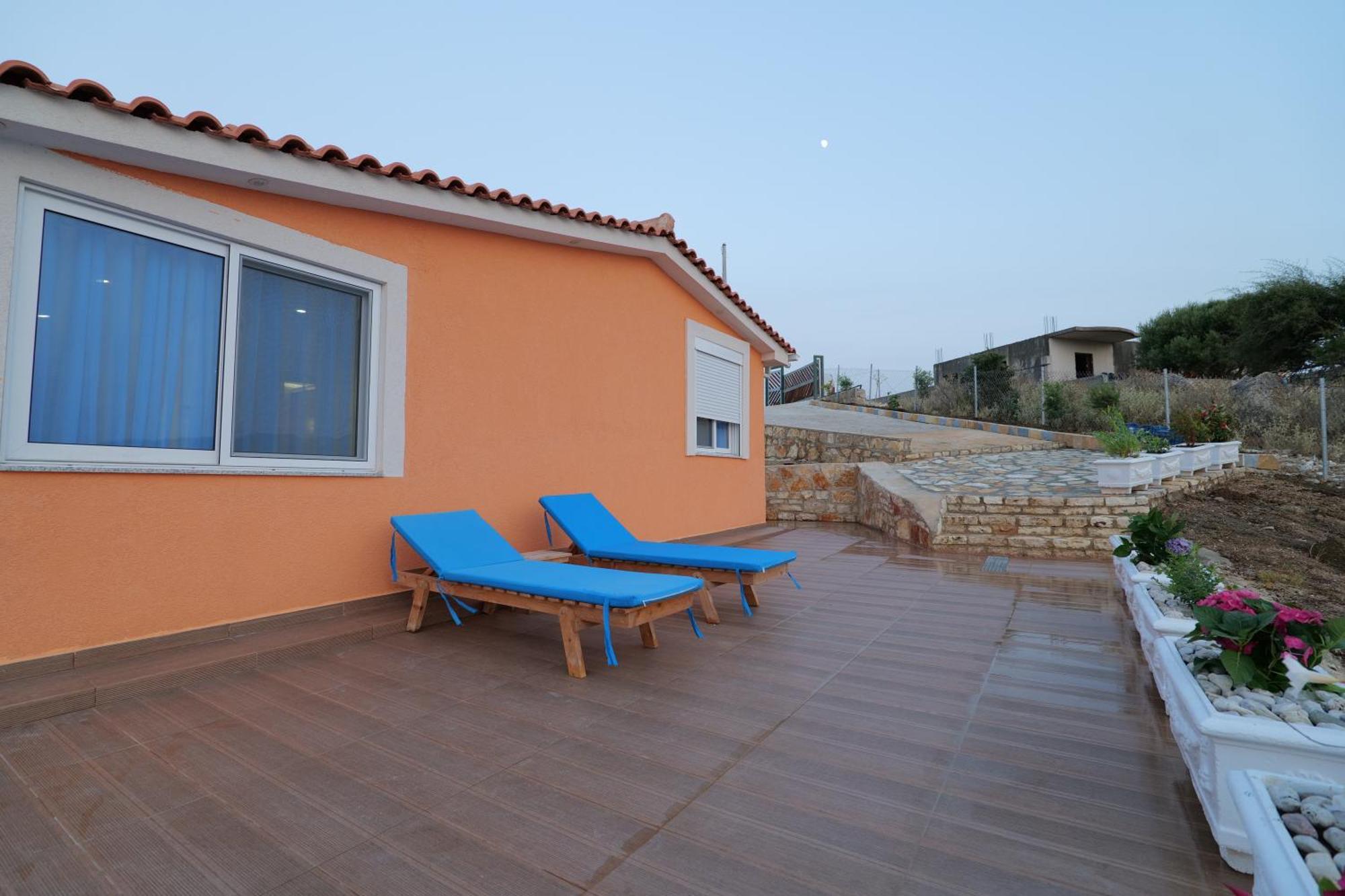 Twins Villa Sarande Bagian luar foto